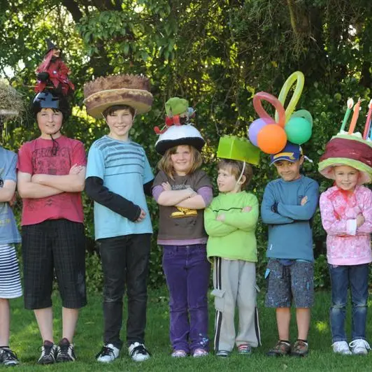 School holds wacky-hat fundraiser for Grace