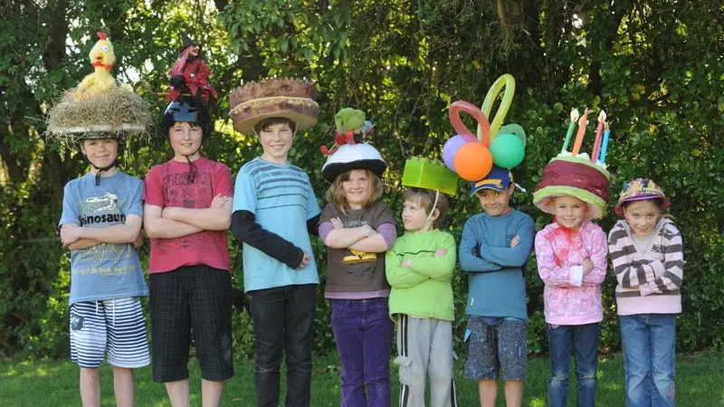 School holds wacky-hat fundraiser for Grace