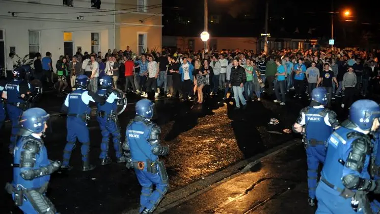 Mayor riled after 80 arrests