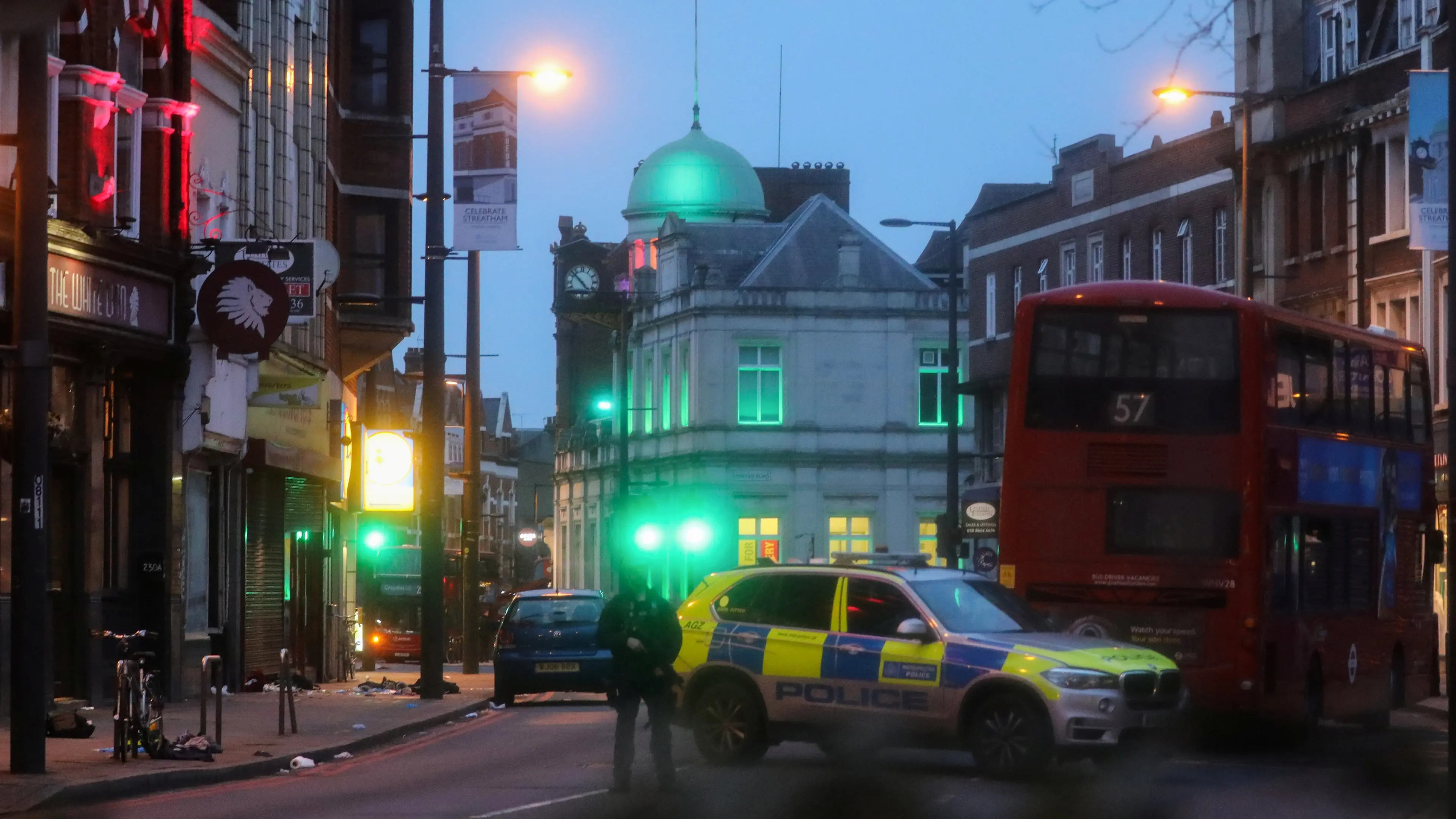 Police shoot man dead after London stabbing incident