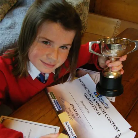 St Peter's pupil's speech on gold-medallist