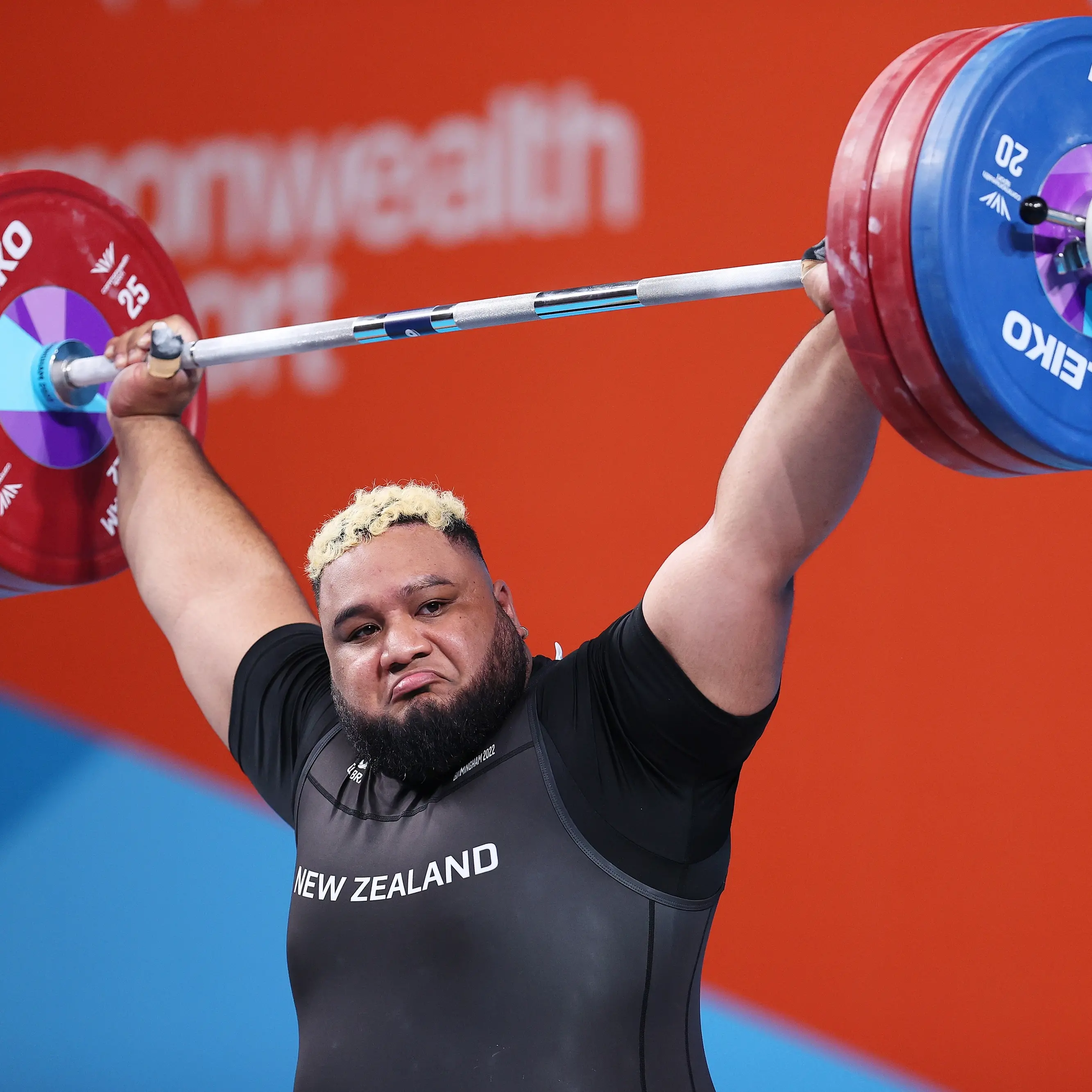 David Liti settles for silver in weightlifting