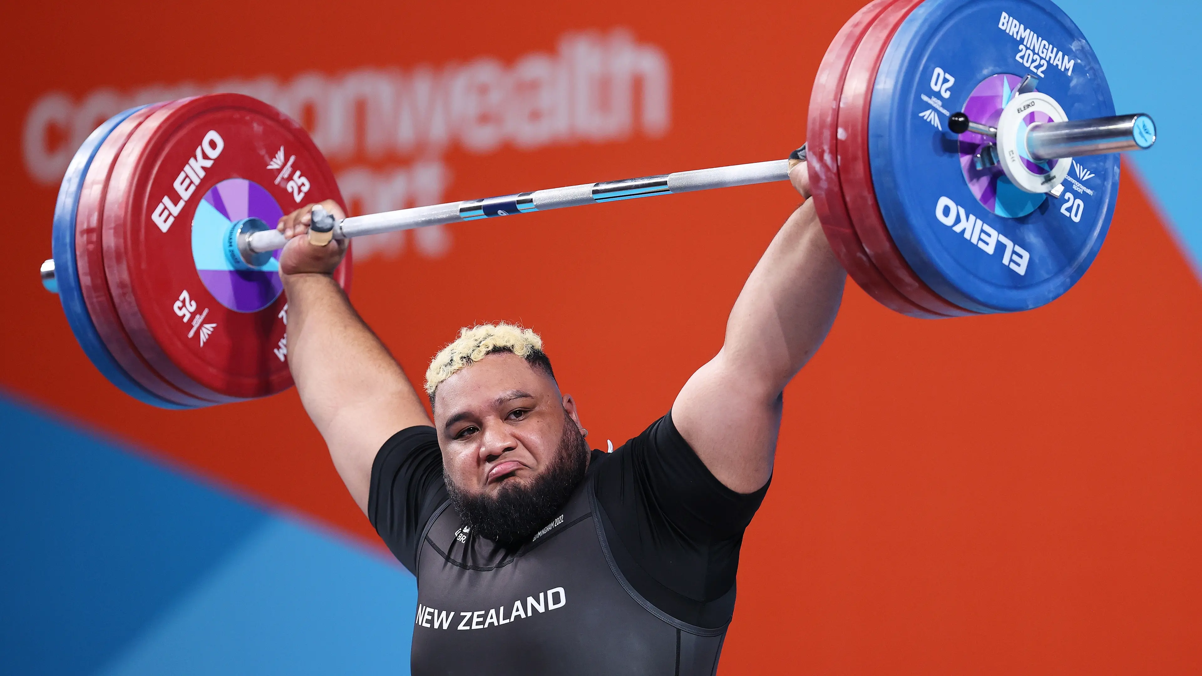 David Liti settles for silver in weightlifting