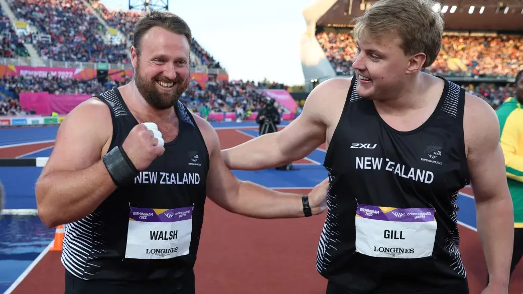 Shot put one-two: Walsh wins gold, Gill takes silver