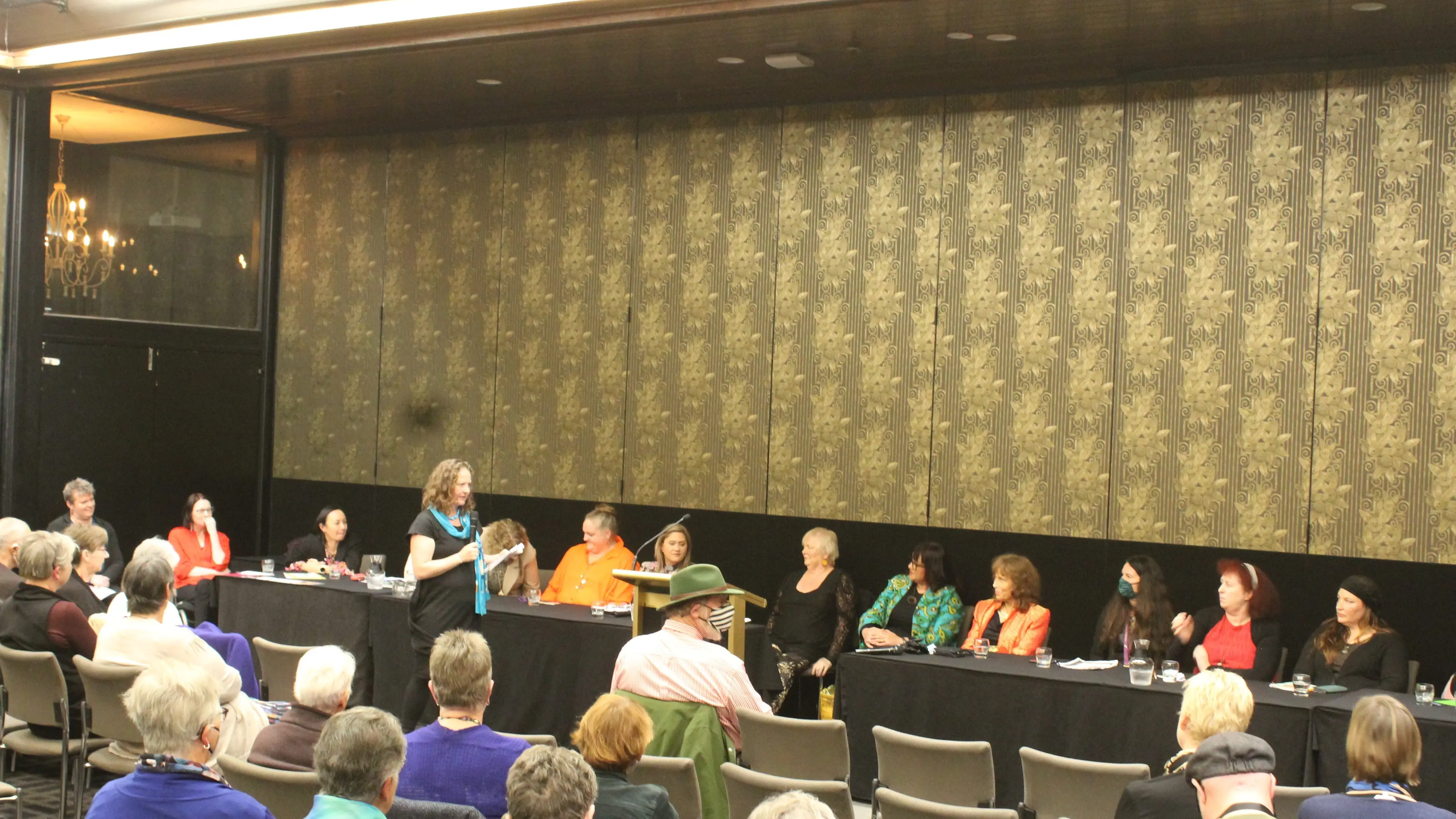 18 women face public