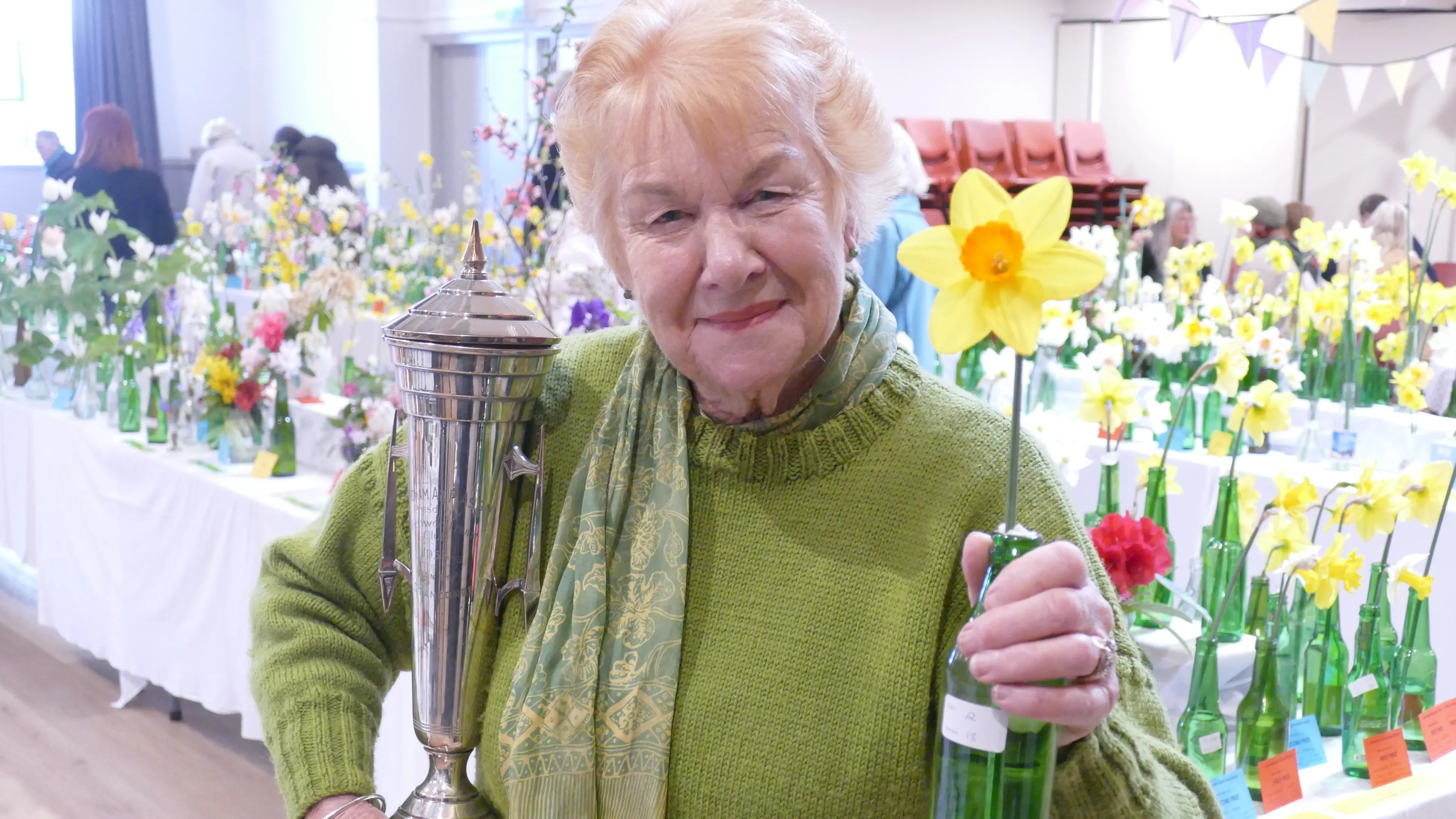 Humble daffodil takes top prize at flower show