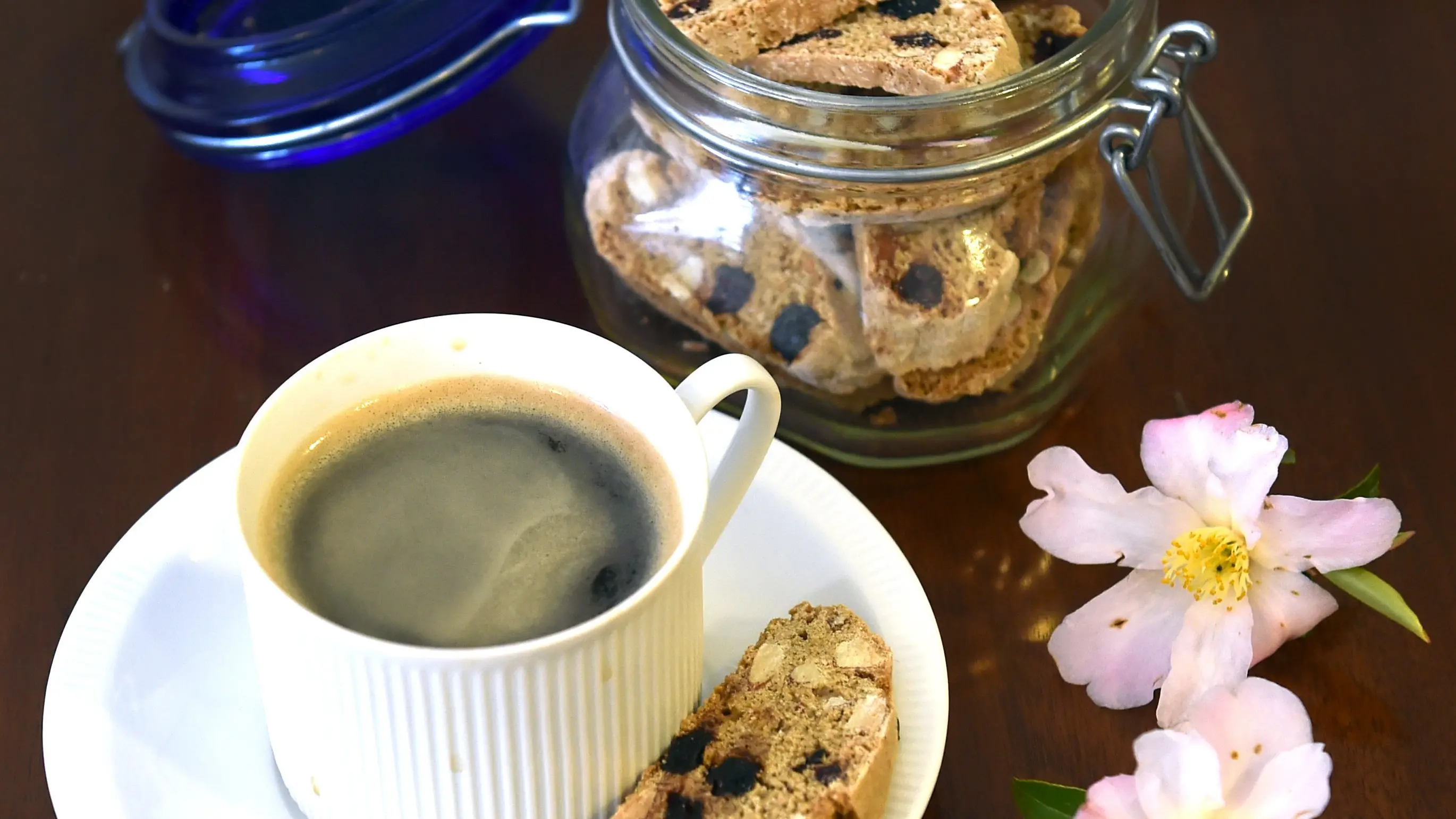Cranberry and orange biscotti