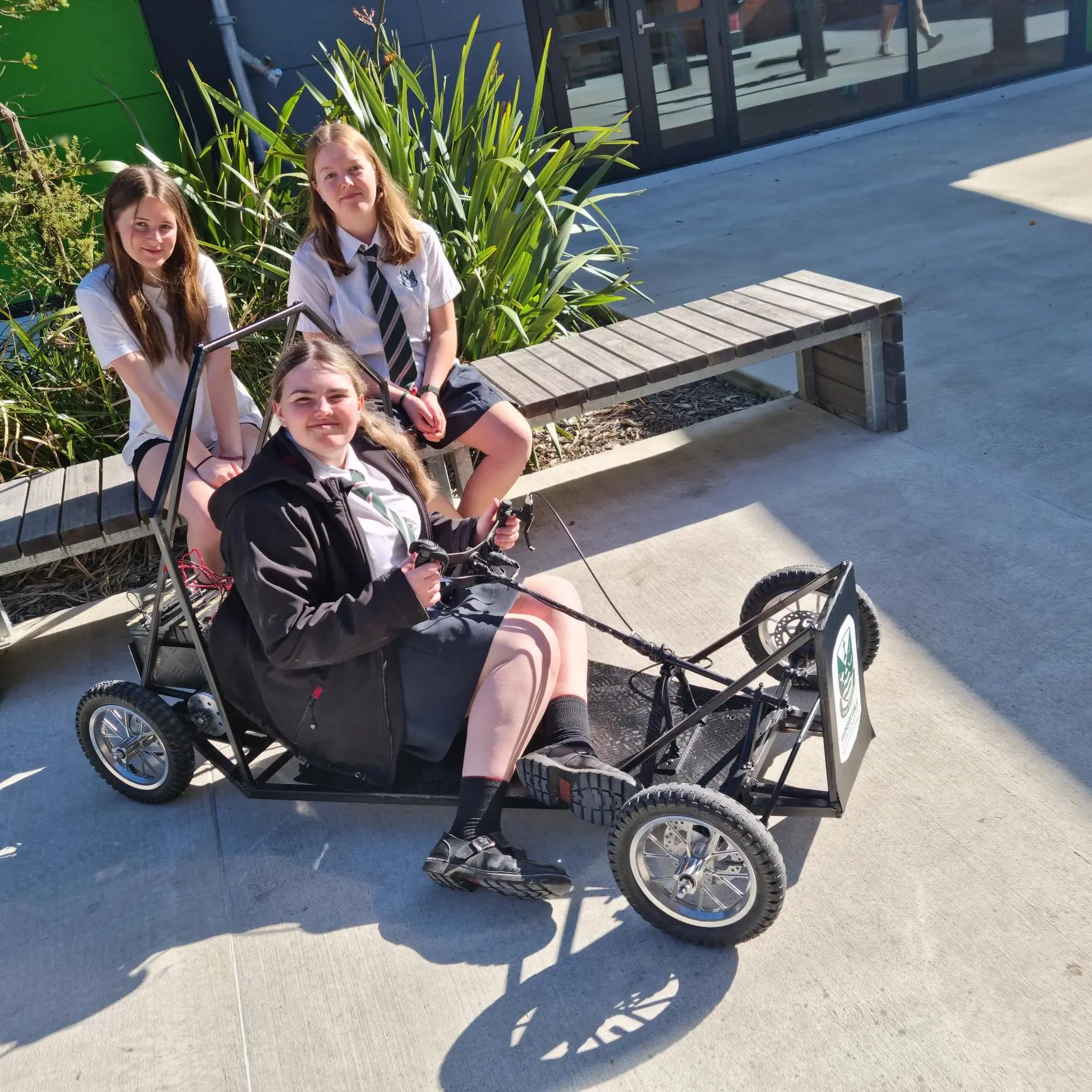 Rally ace consoles Avonside Girls’ High students after karts stolen