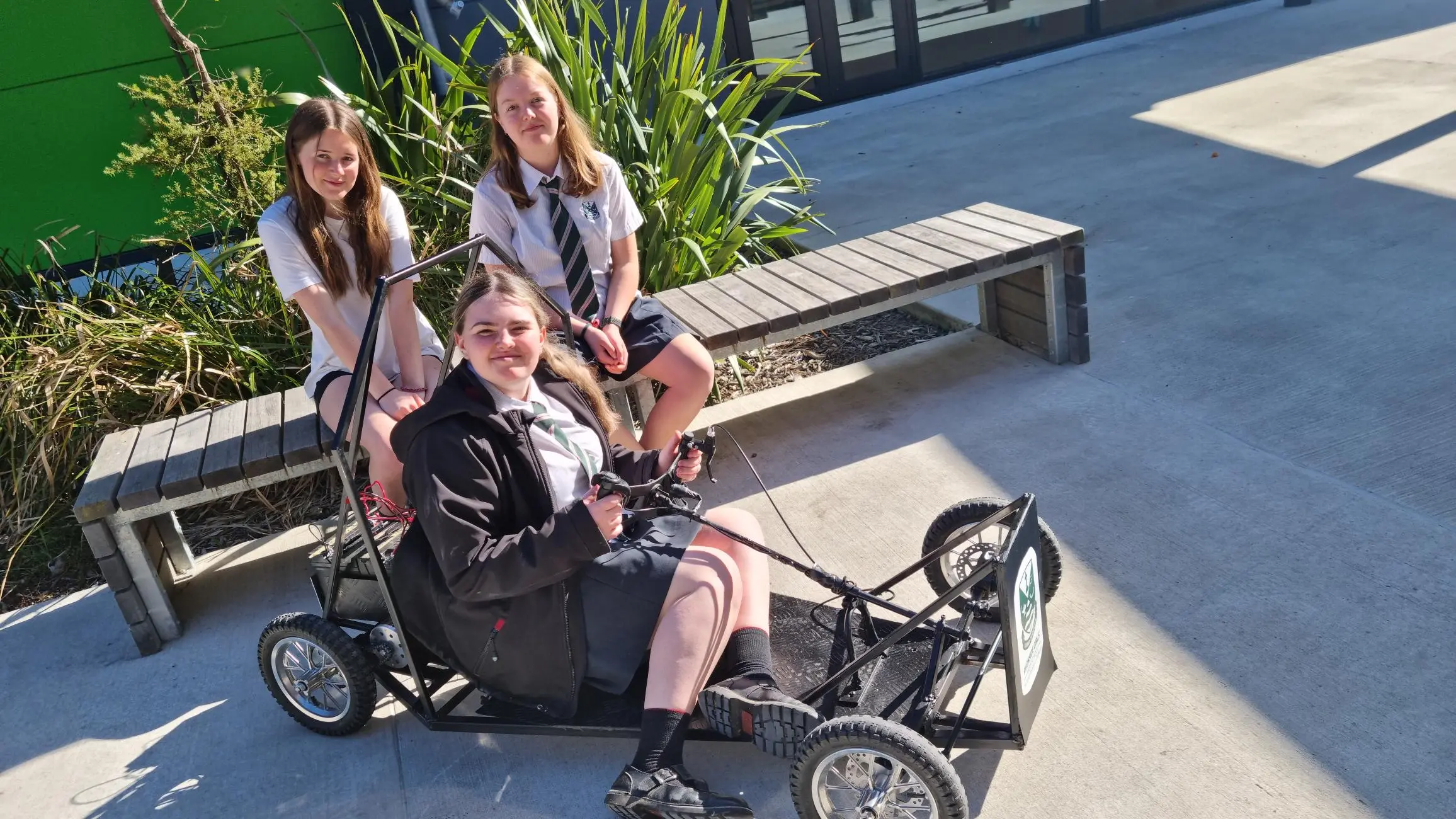 Rally ace consoles Avonside Girls’ High students after karts stolen