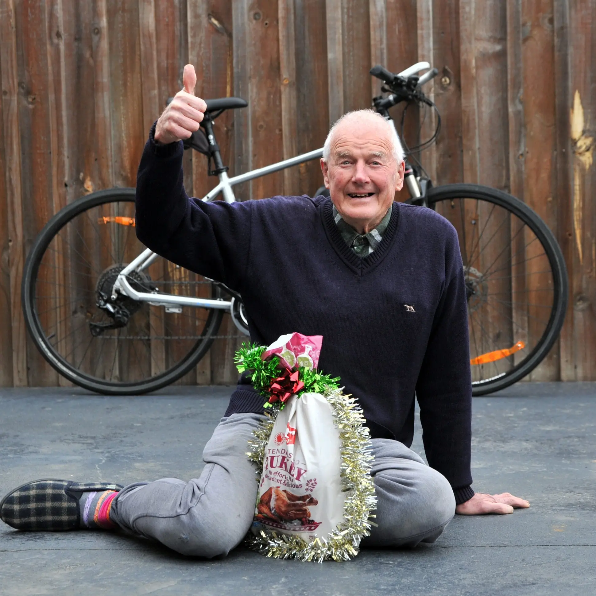 Bike ride for turkey not in vain