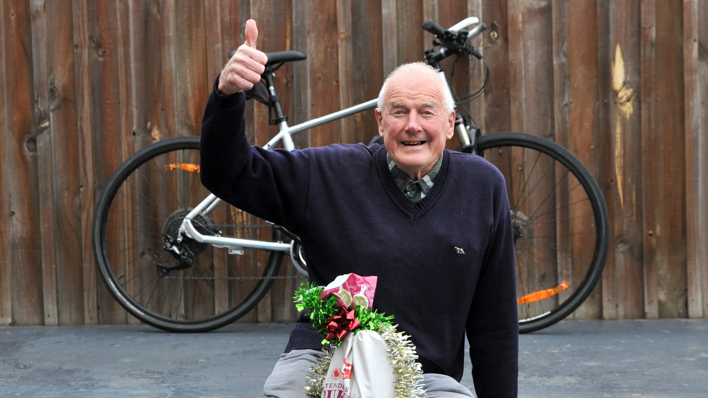 Bike ride for turkey not in vain
