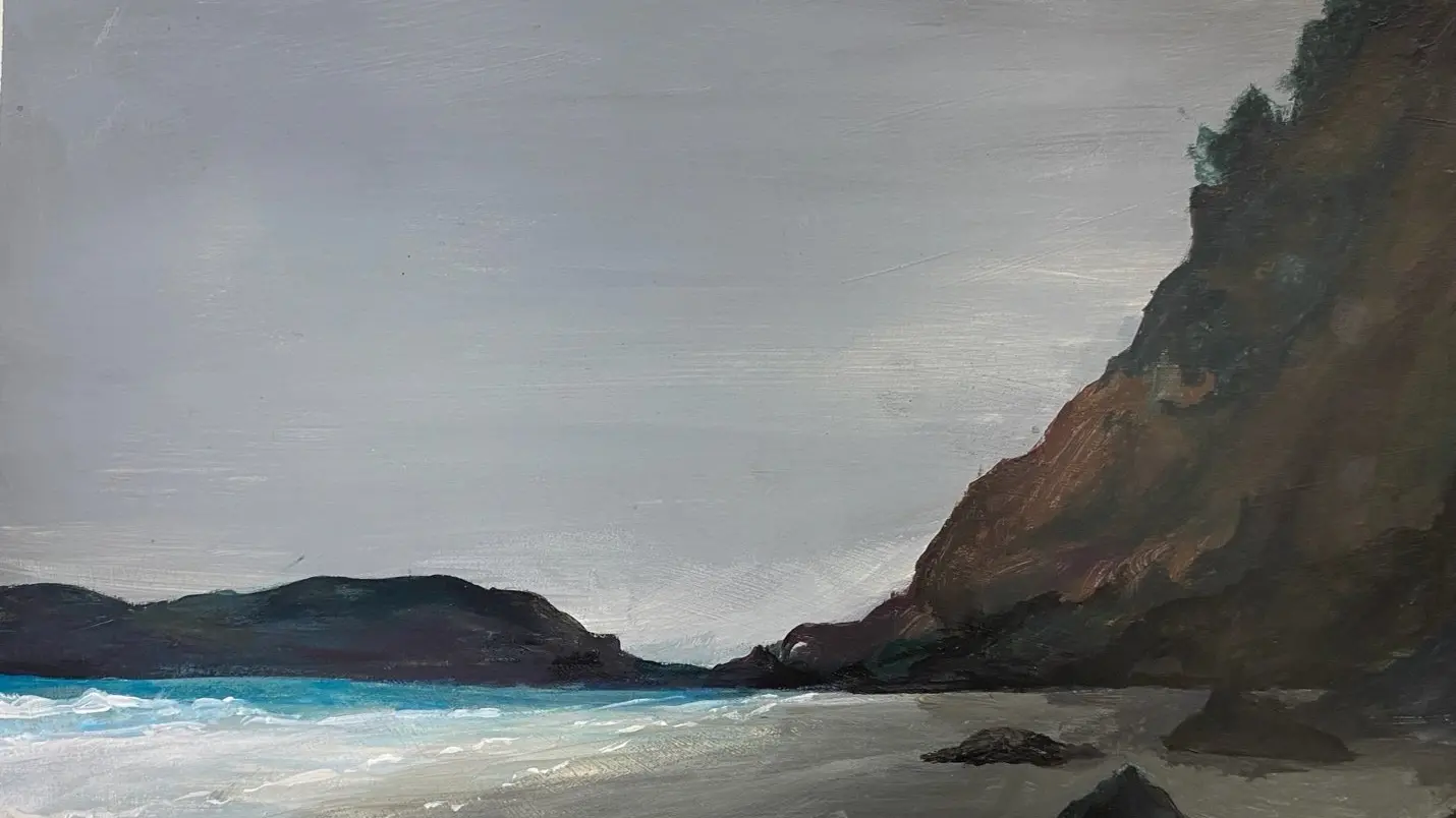 Moody coast