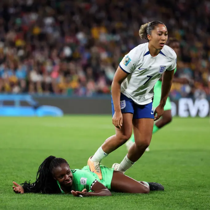 James apologies after stamp on Nigerian