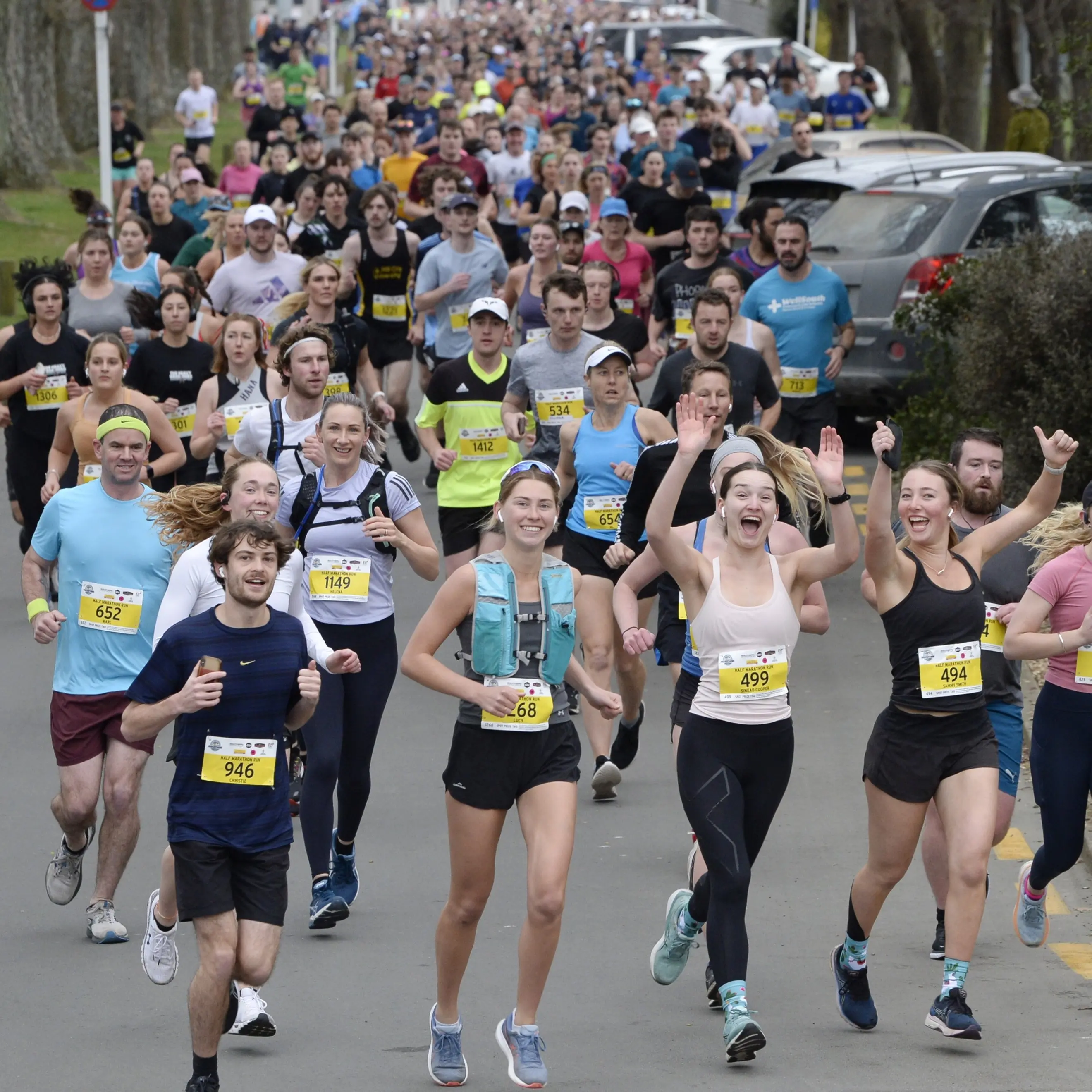 And they’re off...