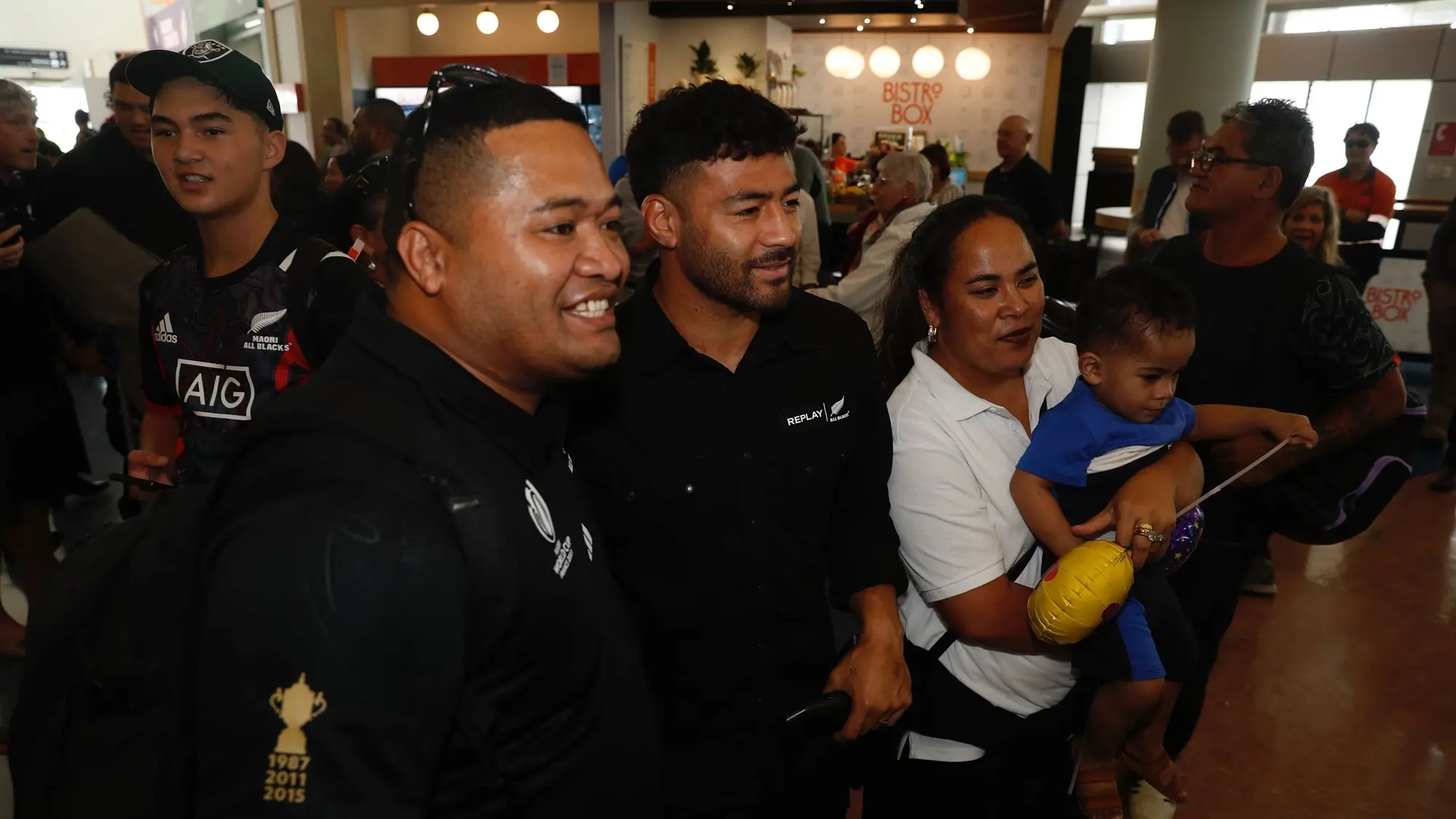 Watch: All Blacks arrive home from World Cup