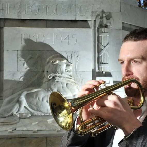 'Last Post' haunting duty for proud bugler