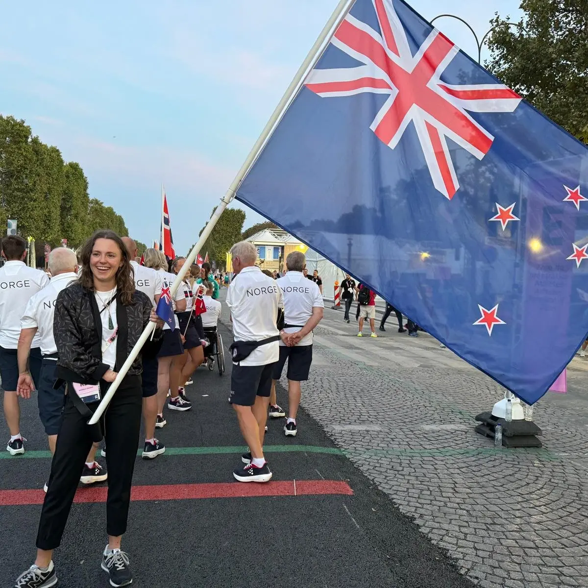 Pinch-me moment for flag-bearer Grimaldi
