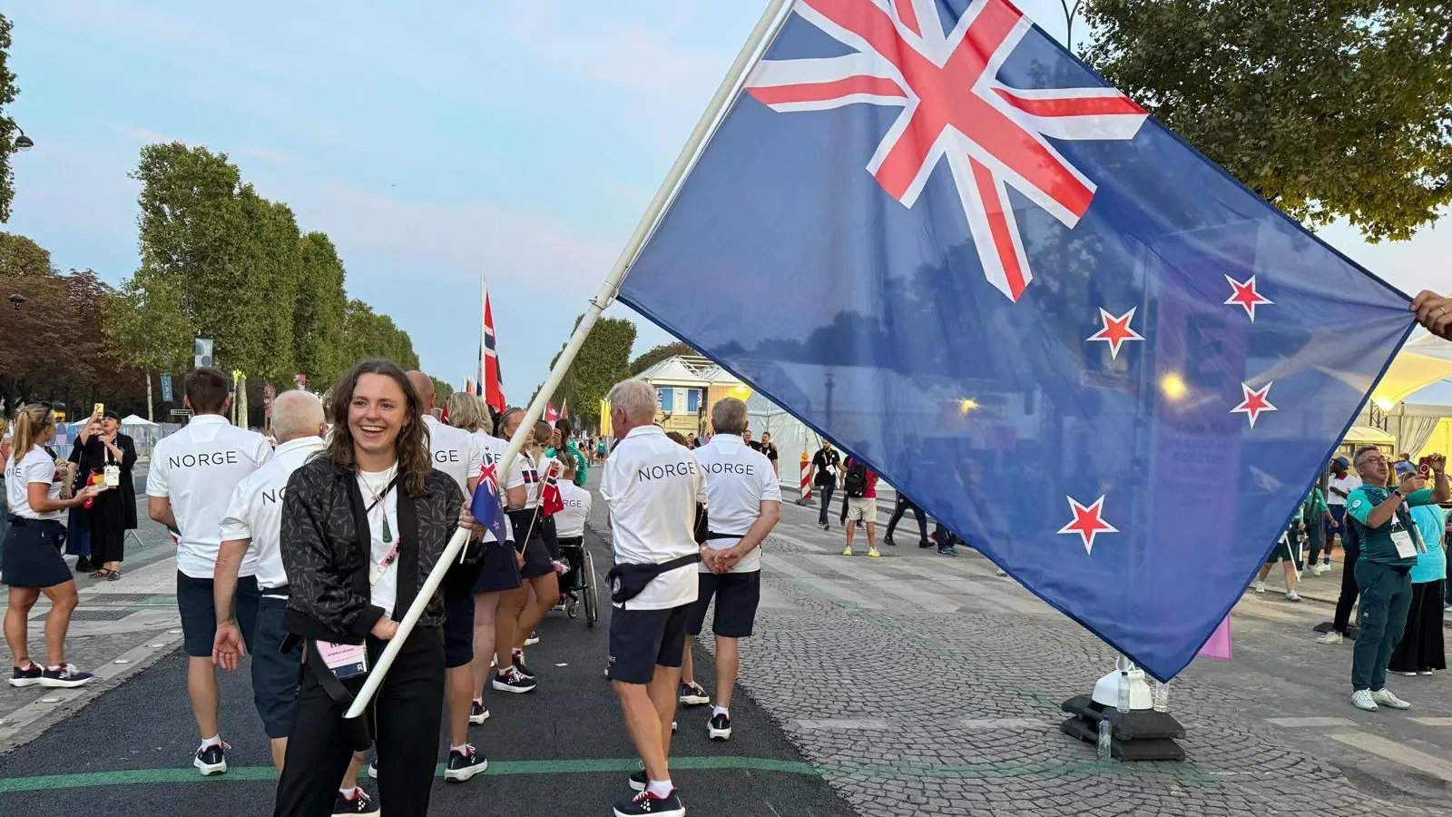 Pinch-me moment for flag-bearer Grimaldi