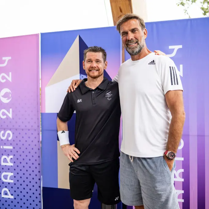 Klopp awed by Kiwi Paralympian mate