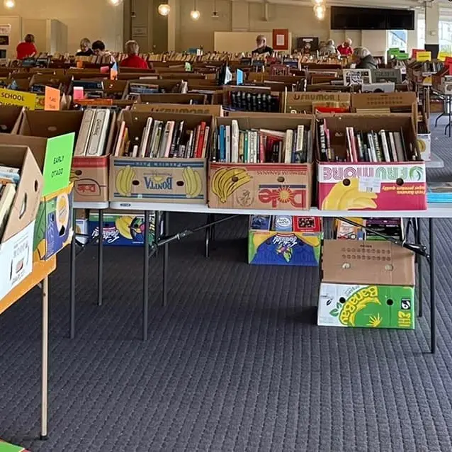 Fundraiser awash with books