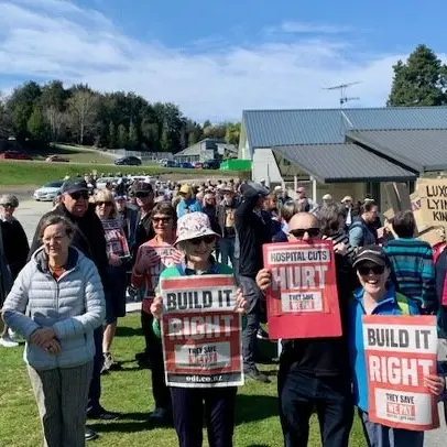 Protesters echo health concerns