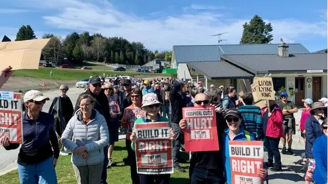 Protesters echo health concerns