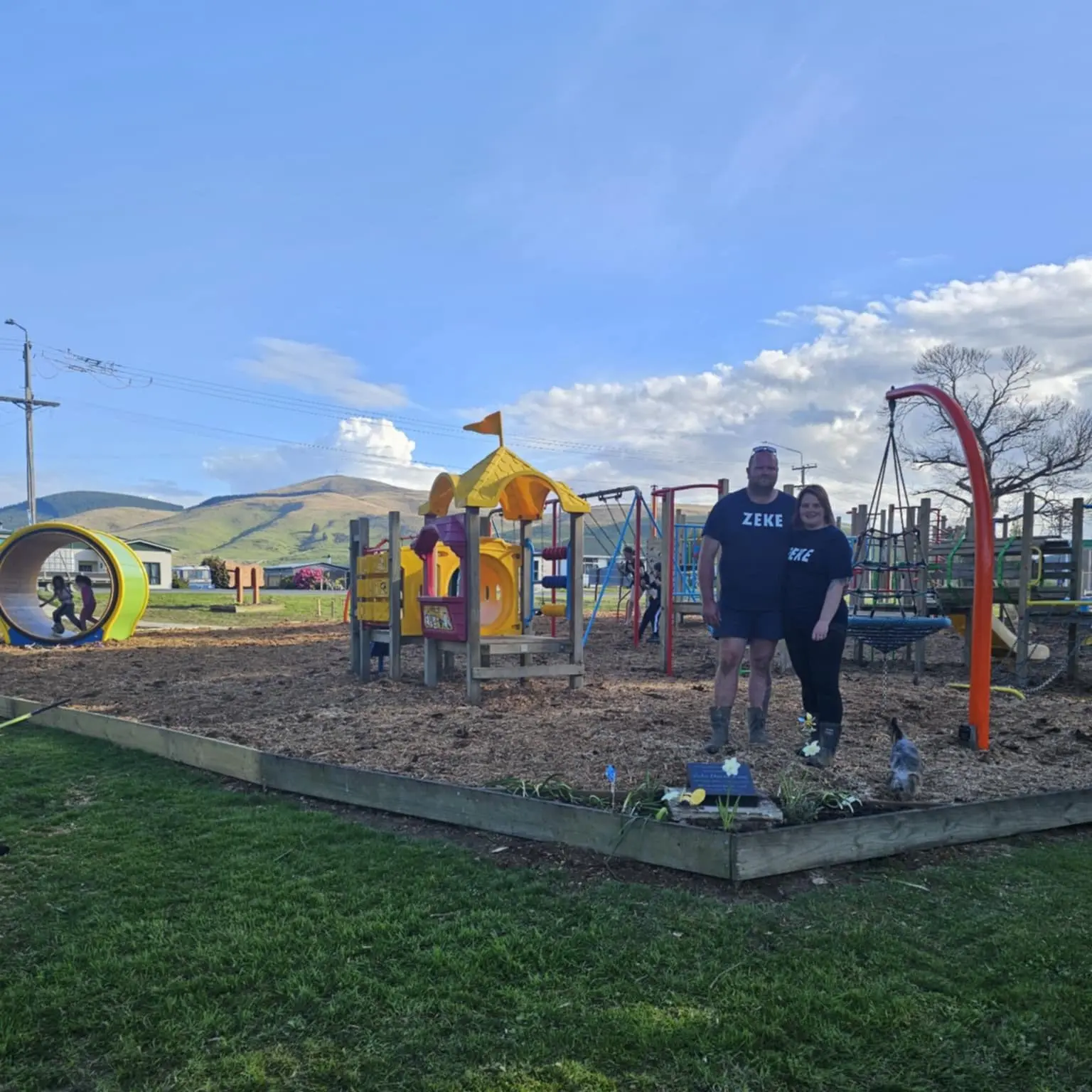 Couple honour young son by leading playground upgrade