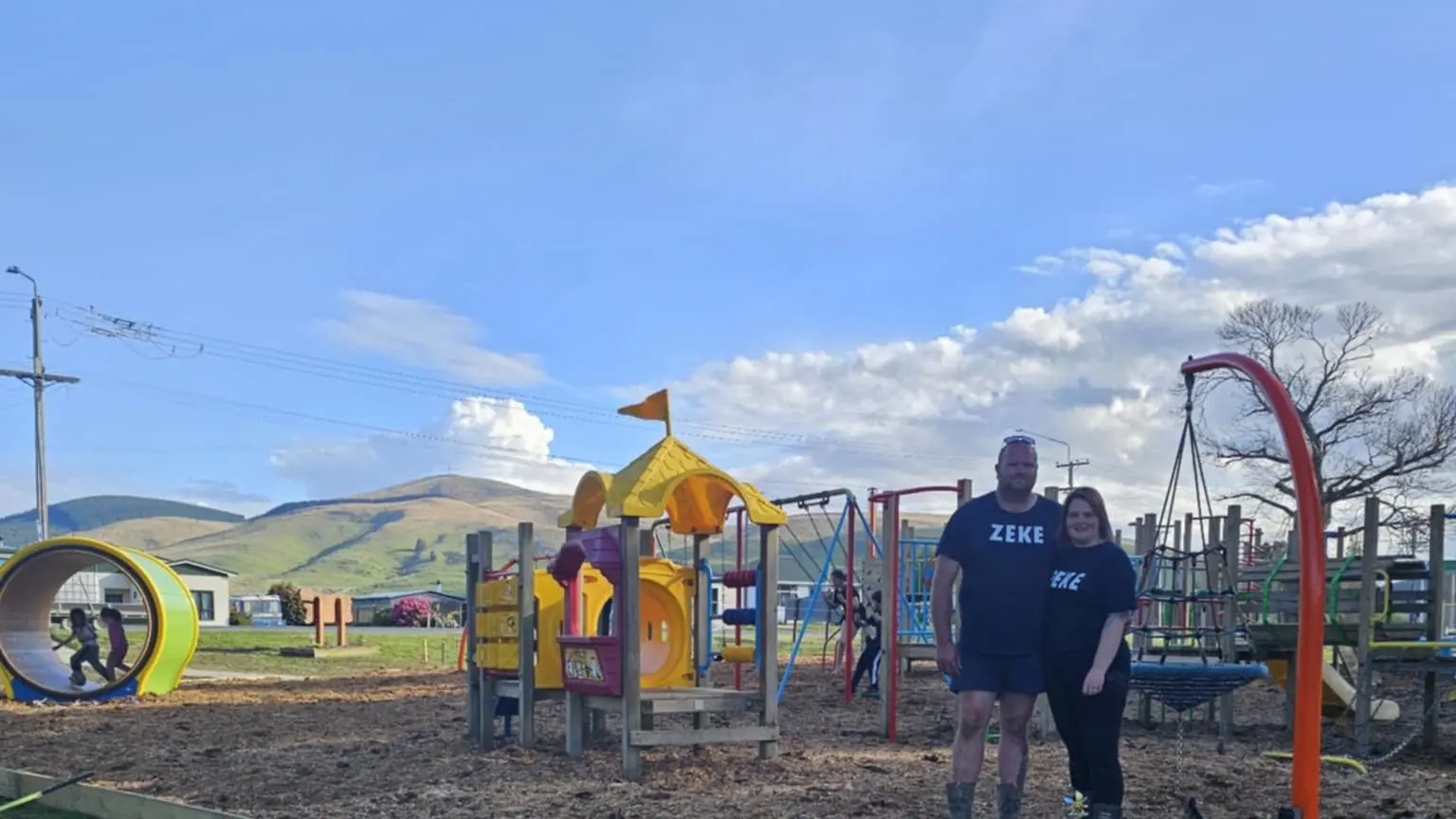 Couple honour young son by leading playground upgrade