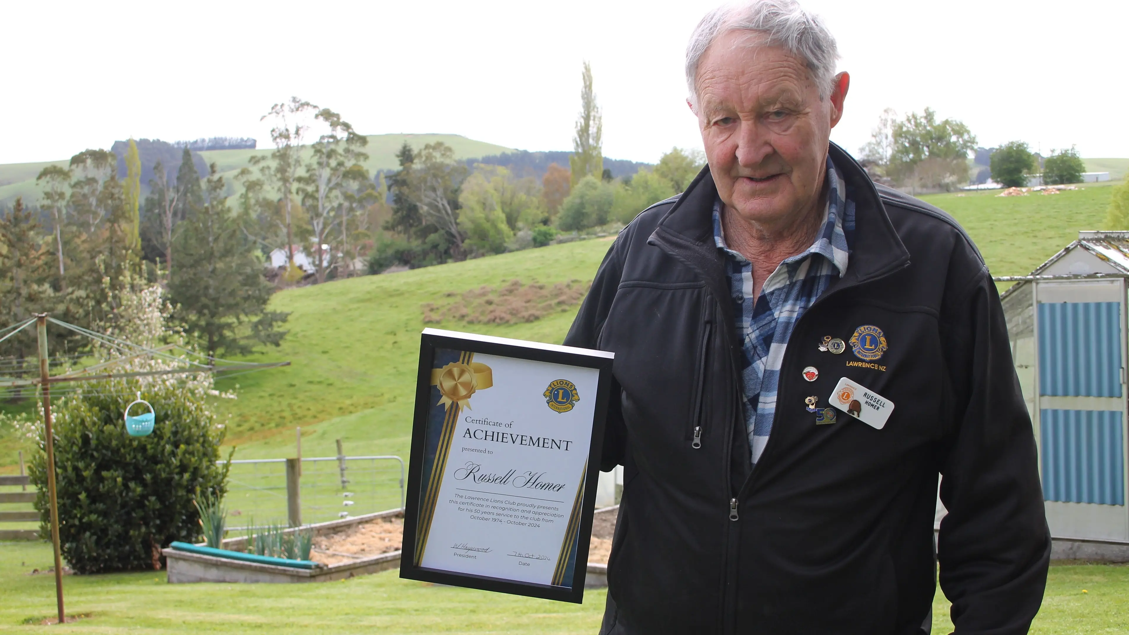 Recognised for 50 years’service