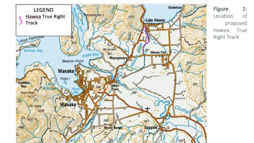 New Hawea River loop track proposed