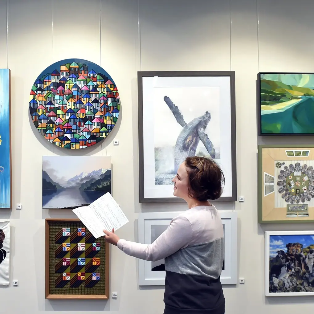 Art awards winning entries on display