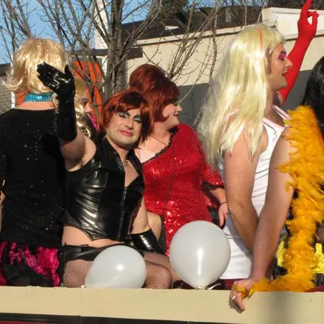 Drag race queens take a walk on the wild side