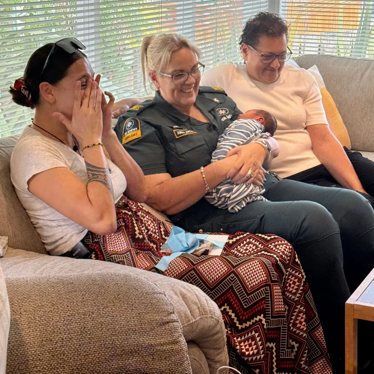 Emergency worker meets baby she helped deliver during 111 call