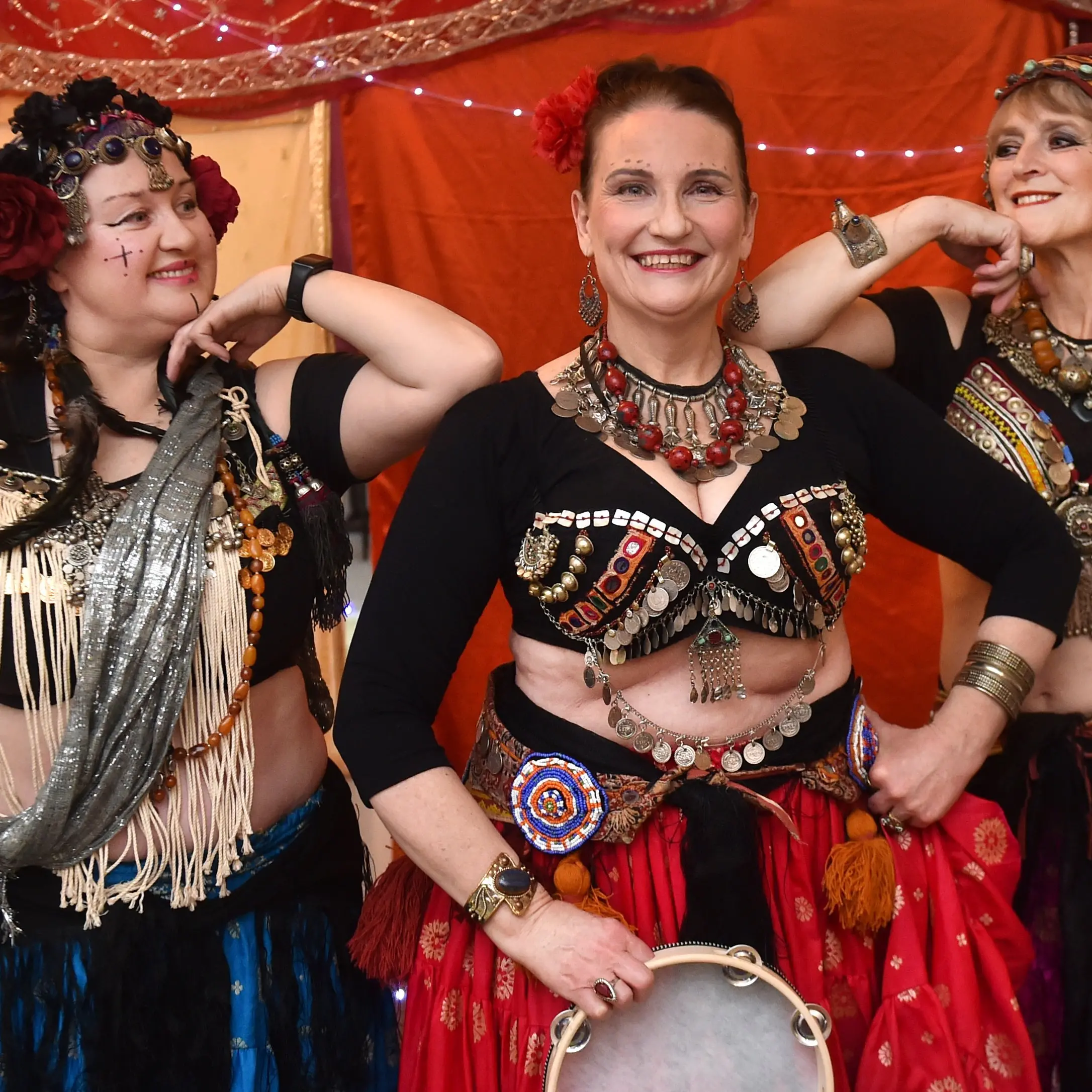 Belly dancing on display