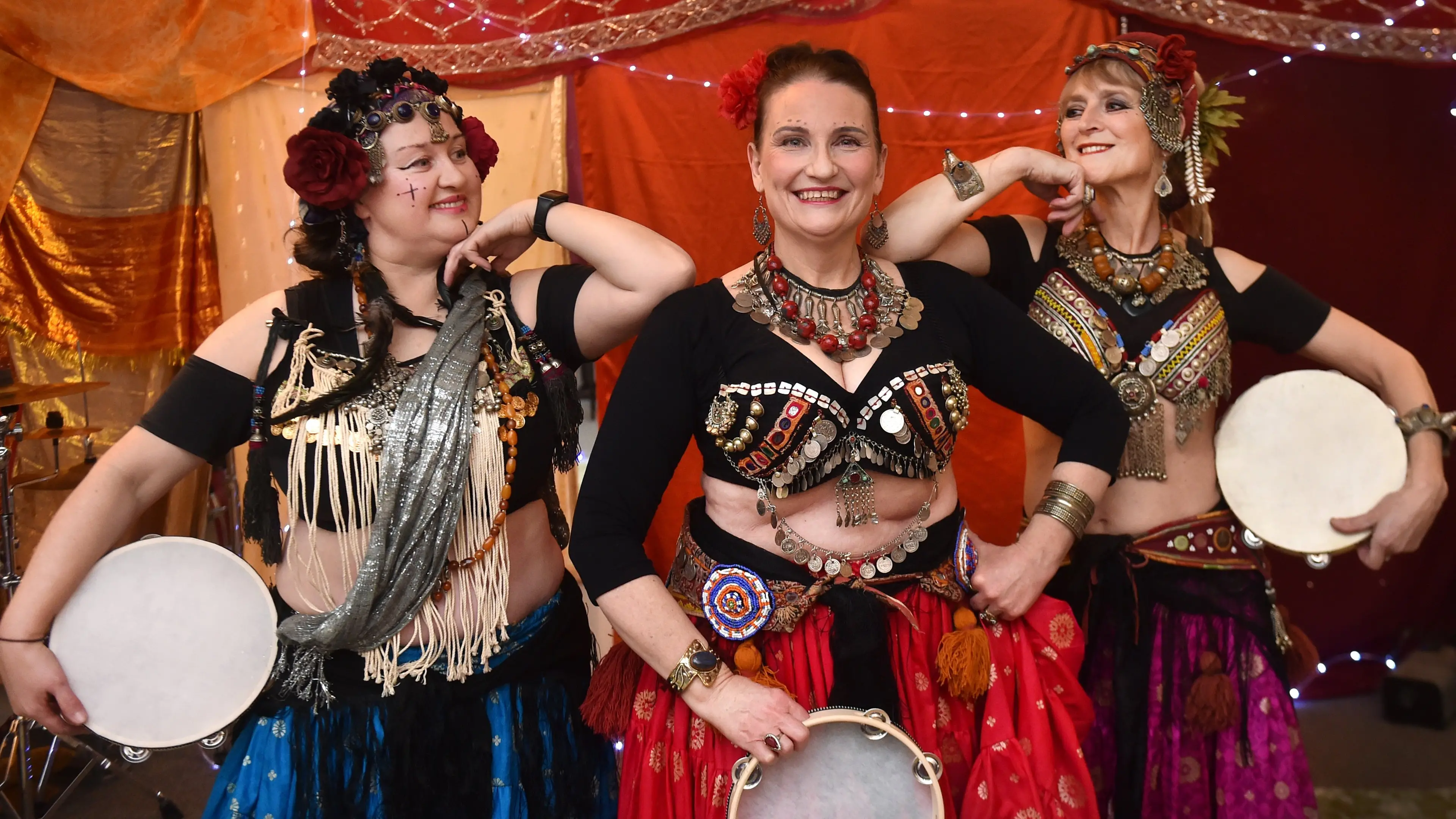Belly dancing on display