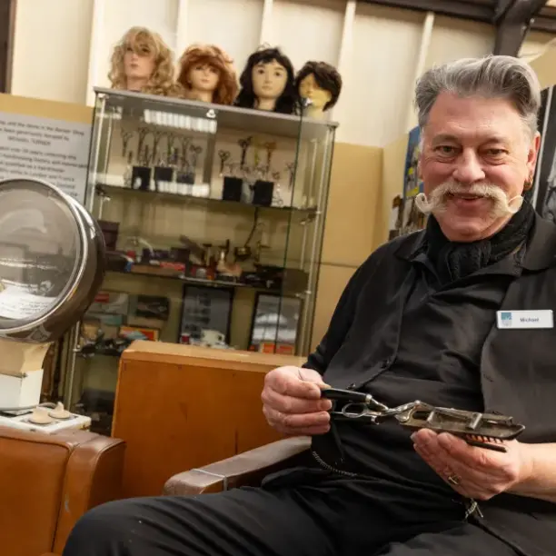 Hairdresser's quirky collection on show