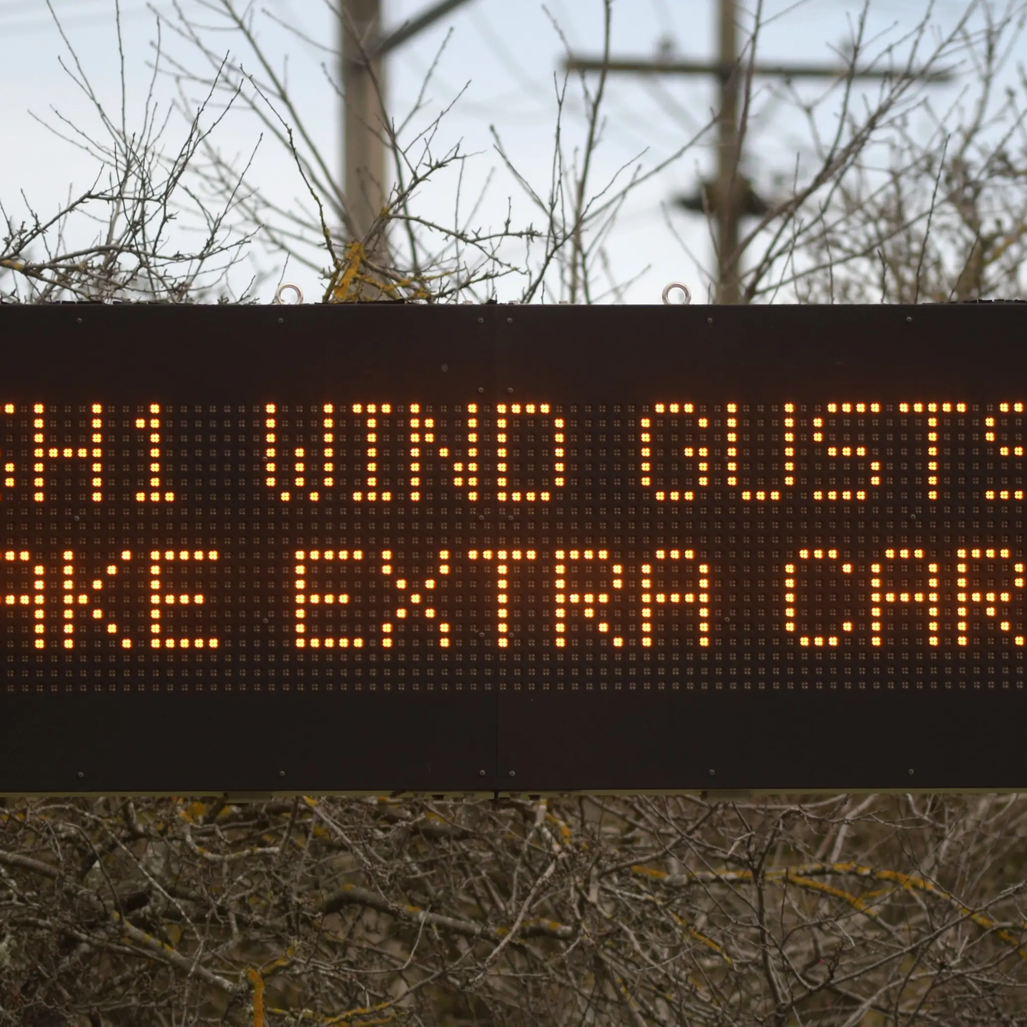Lash everything down, for today it is windy