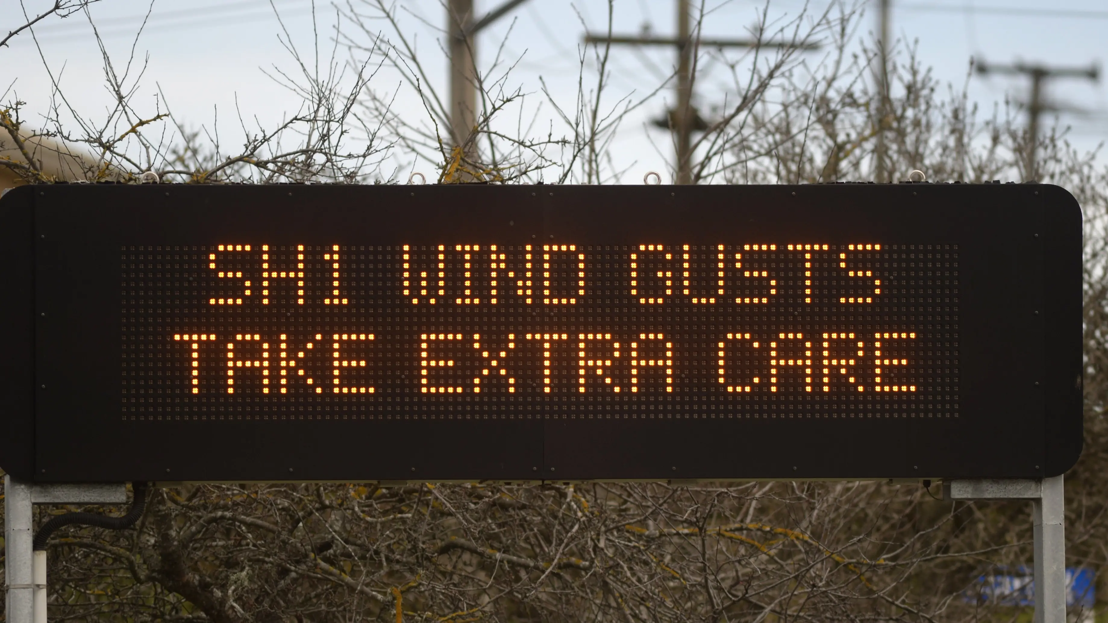 Lash everything down, for today it is windy