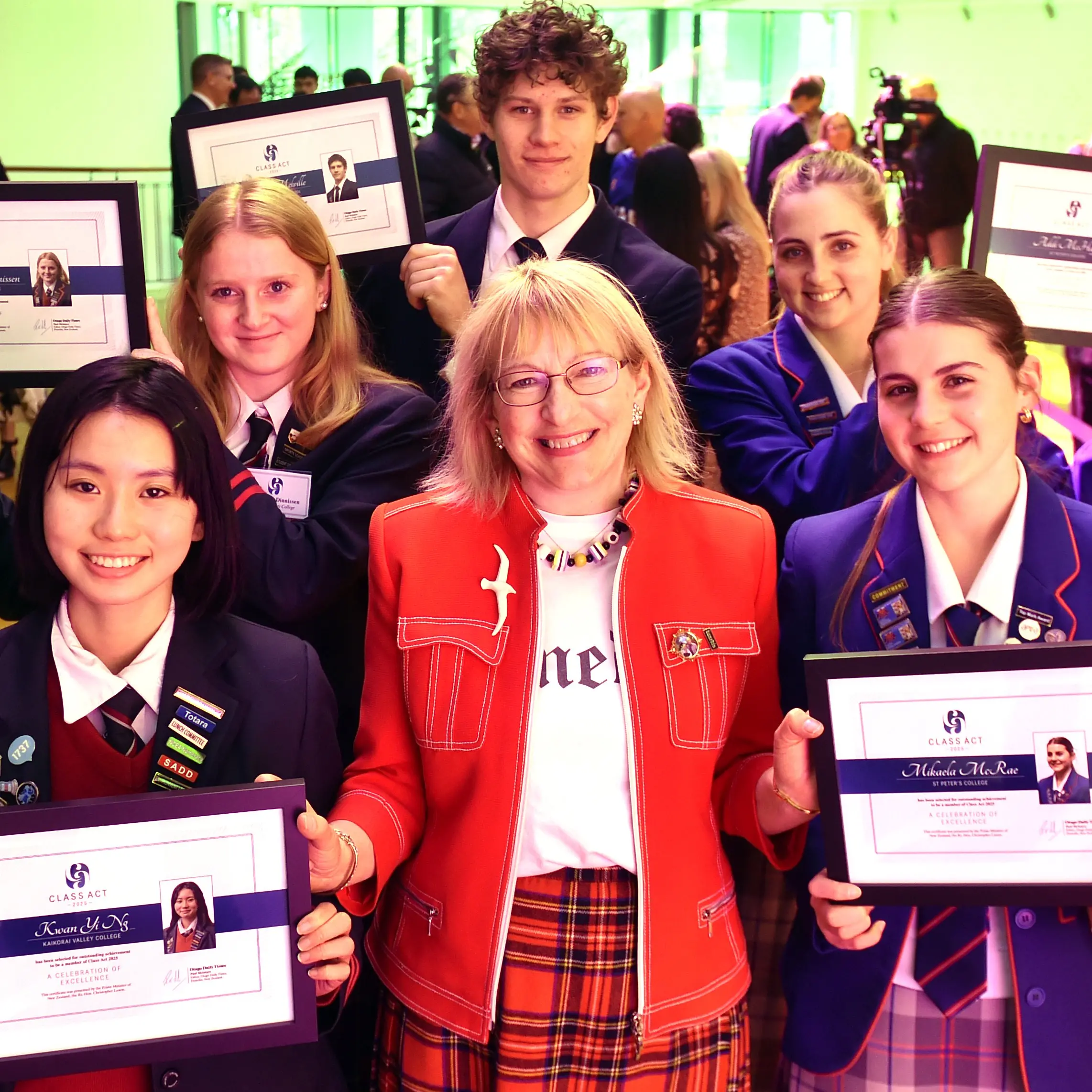 Award recipients told: 'It’s about where you finish’