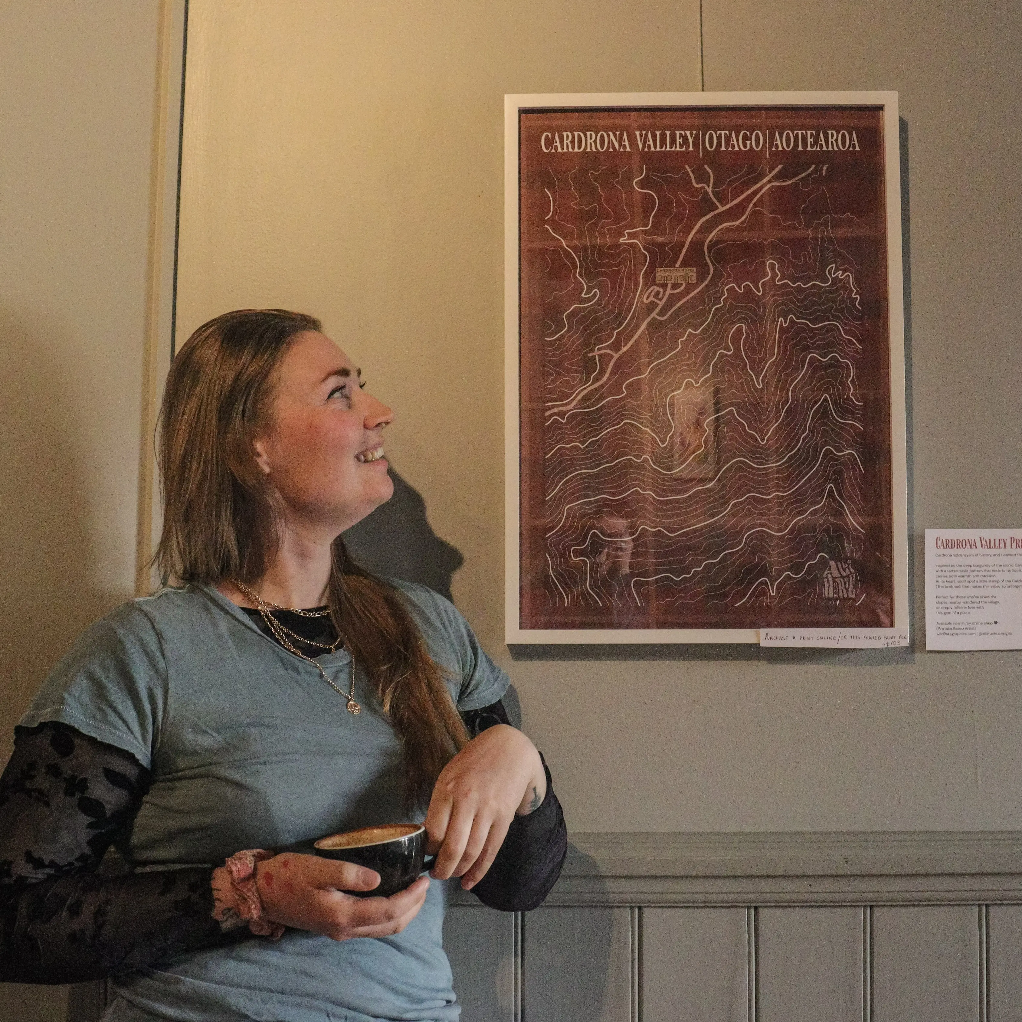 Lines of the landscape inspire artist
