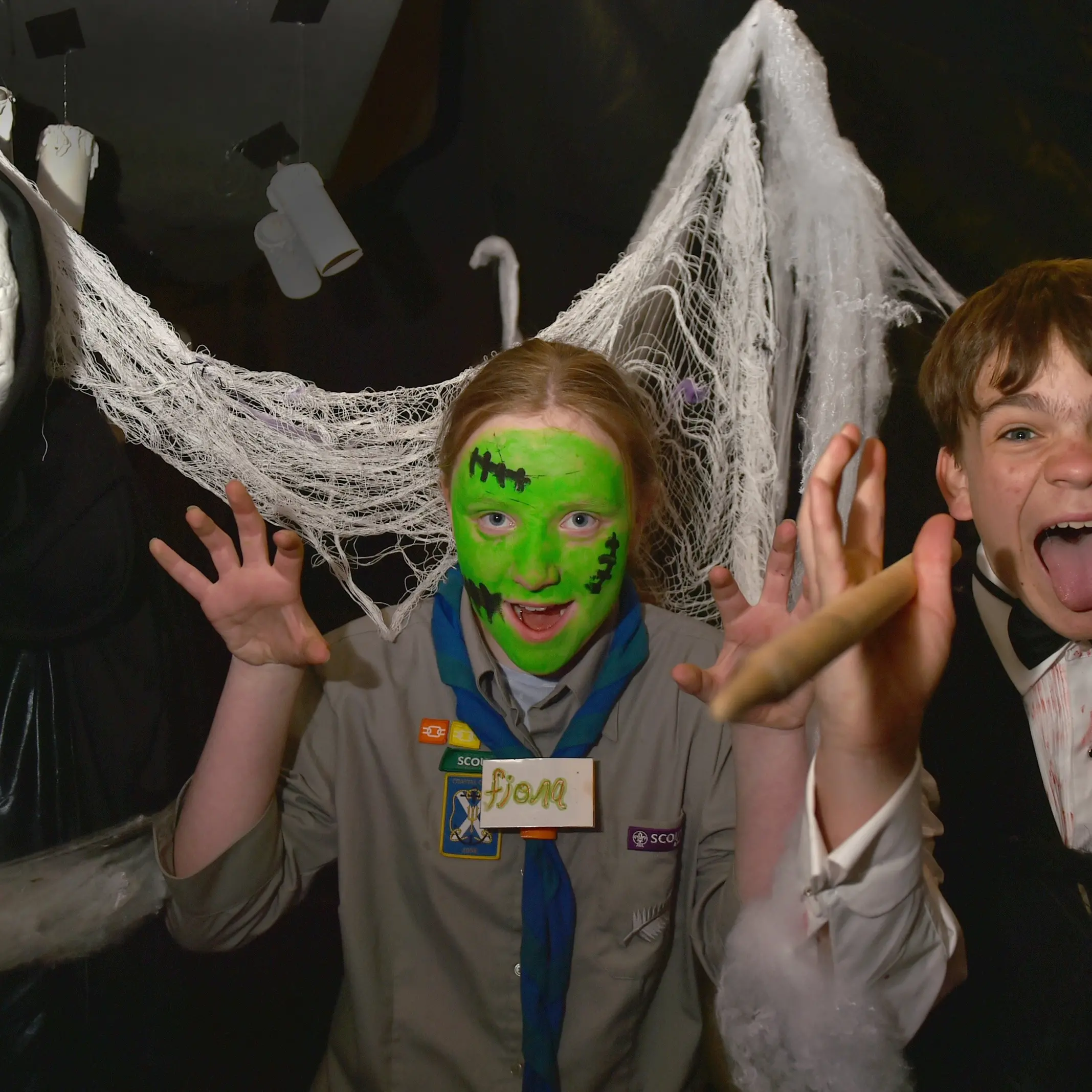 Spooky scouts sell scares