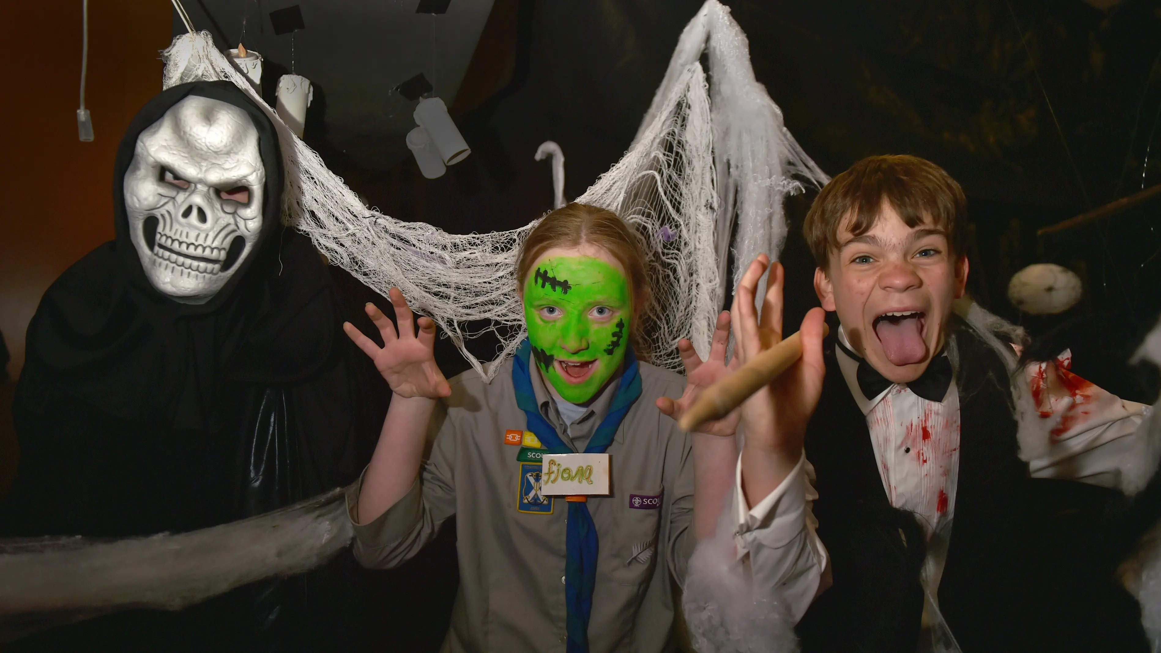 Spooky scouts sell scares