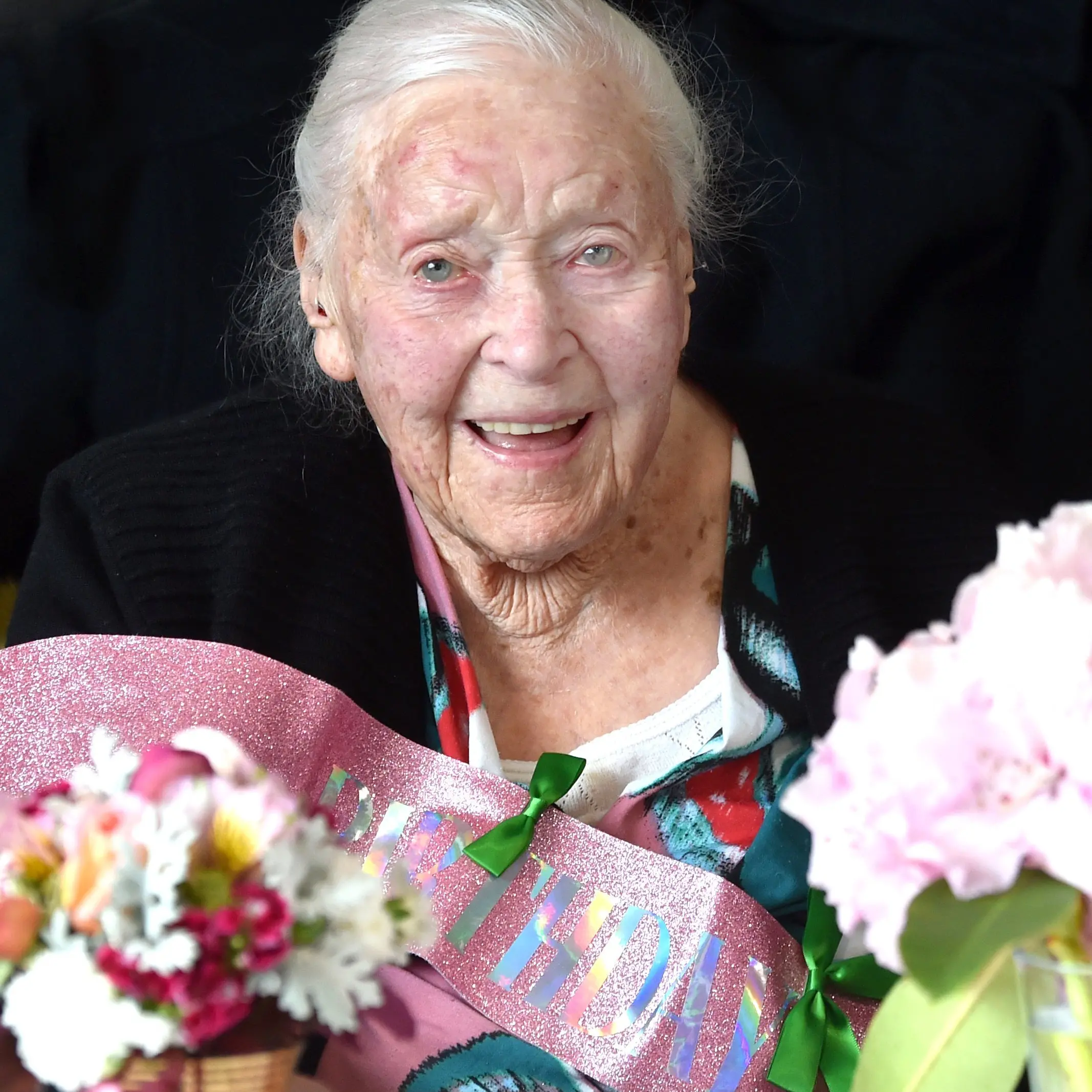 Connie Nelson enjoys another birthday
