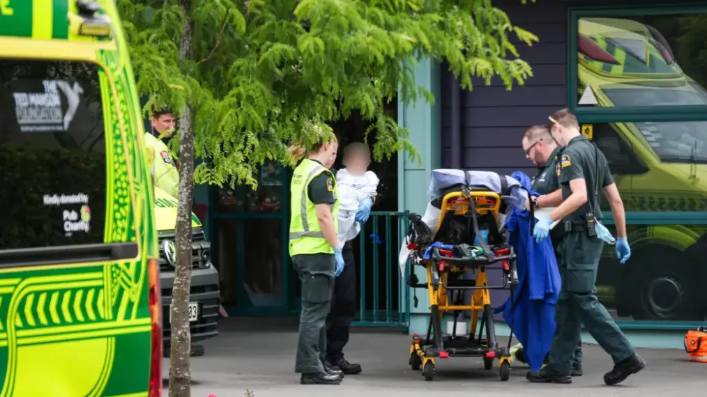 Children suffer burns on daycare waterslide