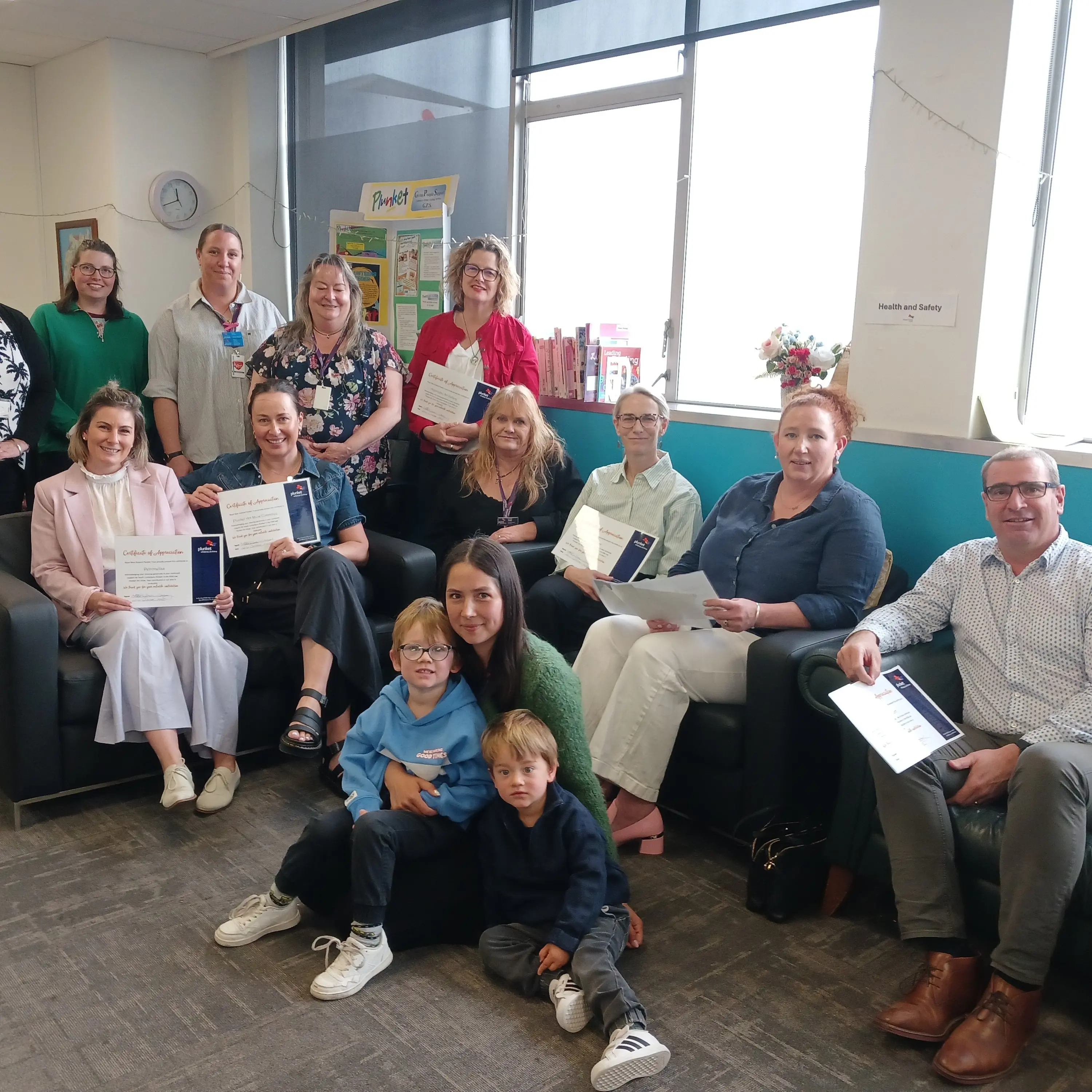 Plunket supported, artfully