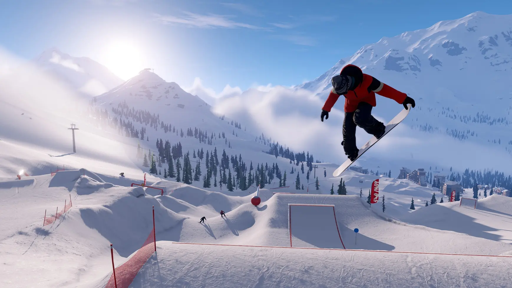 Super cool vibe in touched-up slopes game