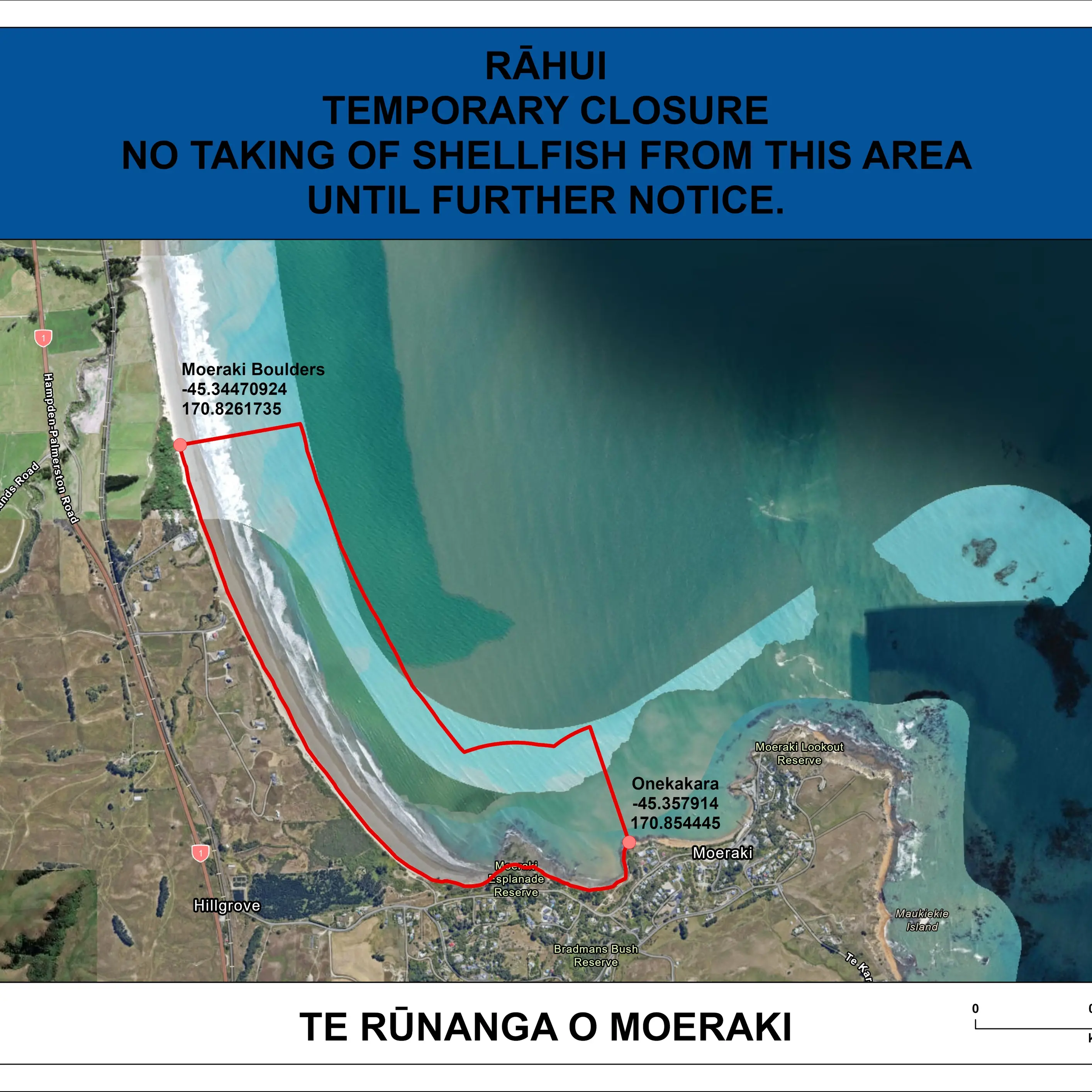 Moeraki rāhui to allow shellfish to recover