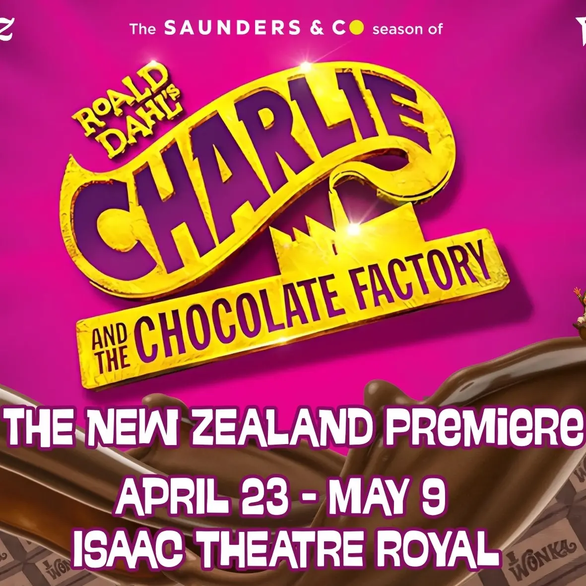 Win tickets to Charlie and the Chocolate Factory at the Isaac Theatre Royal