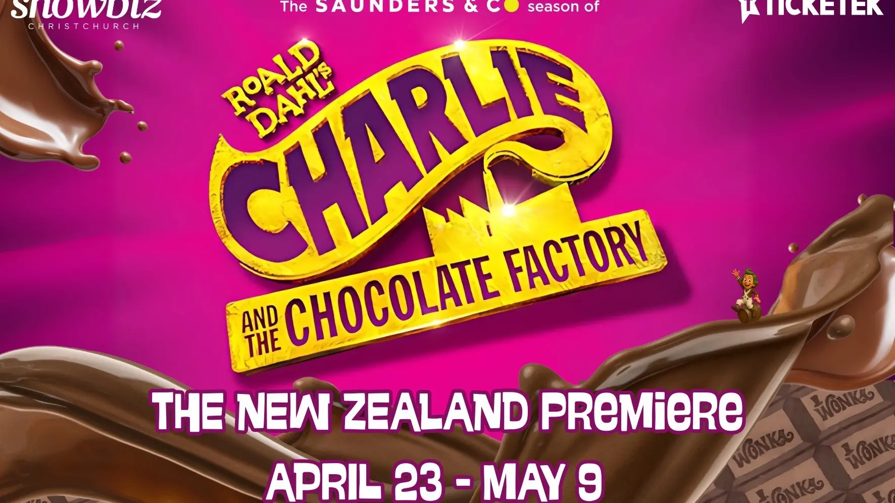 Win tickets to Charlie and the Chocolate Factory at the Isaac Theatre Royal