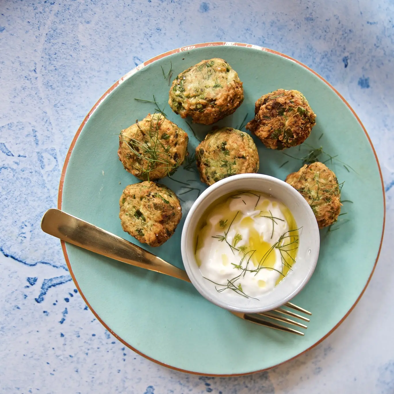 Fennel and lemon fritters